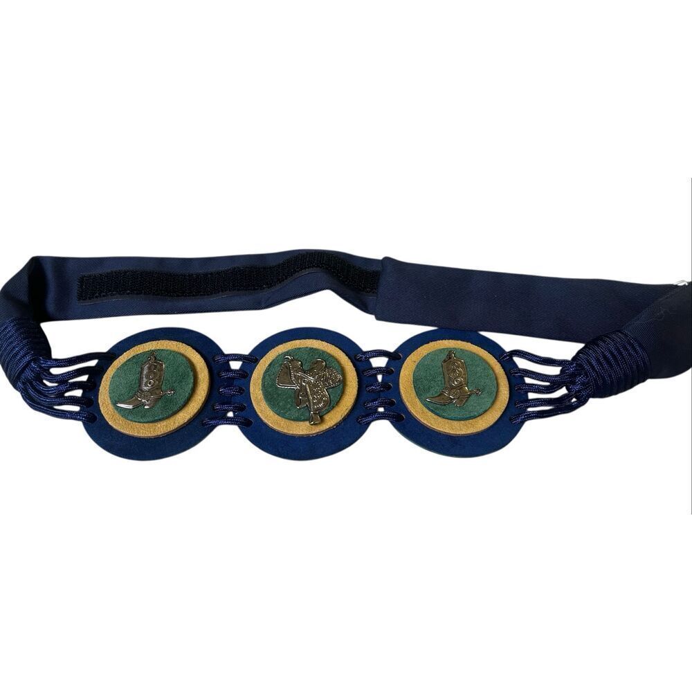 Vintage Carolyn Tanner western motif belt